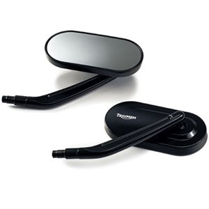 blakc oval mirrors kit