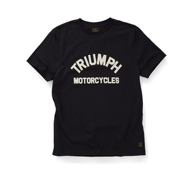 TRIUMPH BURNHAM JET BLACK T-SHIRT