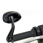 BAR END MIRROR - BLACK