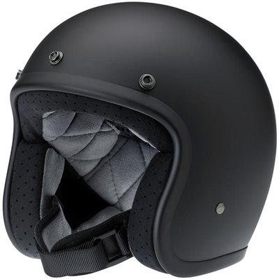 BILTWELL BONANZA MAT BLACK HELMET